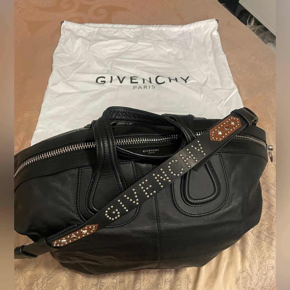 Givenchy Nightingale Black Leather Handbag